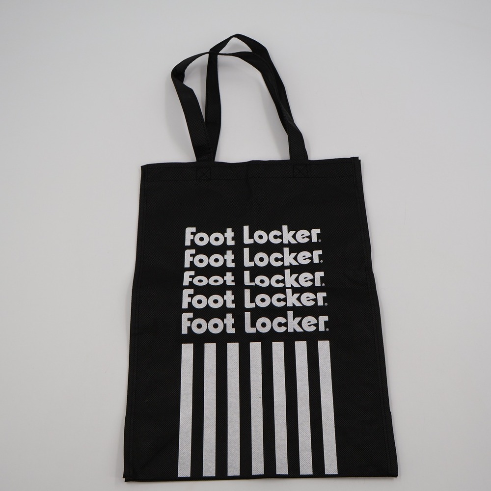 Foot‎ Locker Tote Bag Small Black Reusable Logo Heart of Sneakers Graphic
